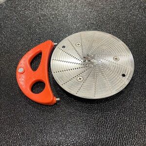 Red Handle Stainless Steel Rotary Grater Disc